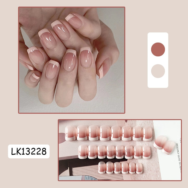 Cute Wearable Press On Nail Art - Orchid Unique
