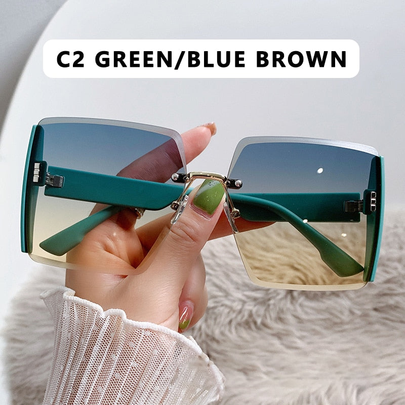 Vintage Square Sunglasses - Orchid Unique