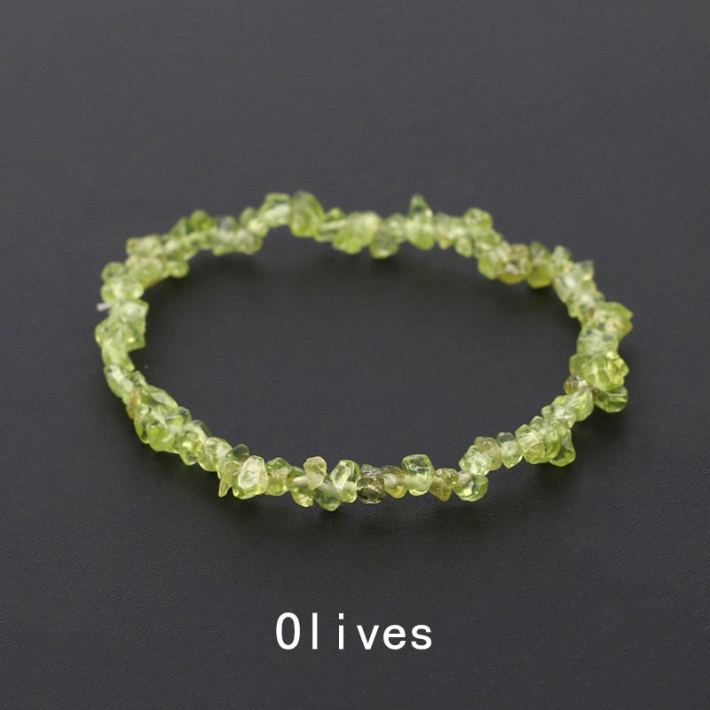 Irregular Energy Stone Bracelet - Orchid Unique