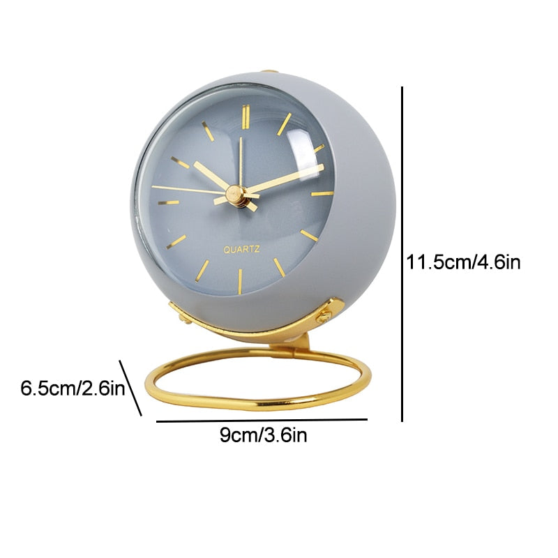 Vintage Desk Clock - Orchid Unique
