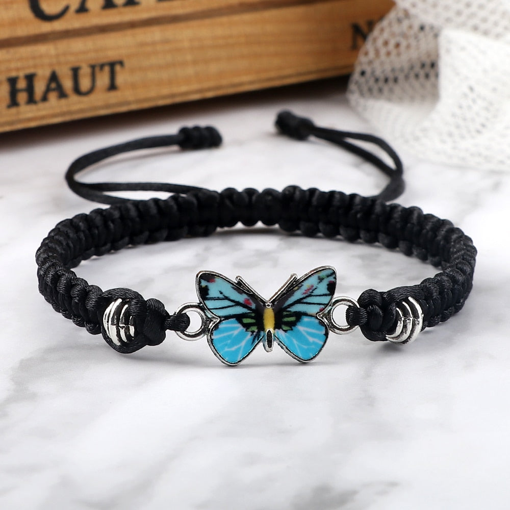 Handmade Braided String Bracelet - Orchid Unique