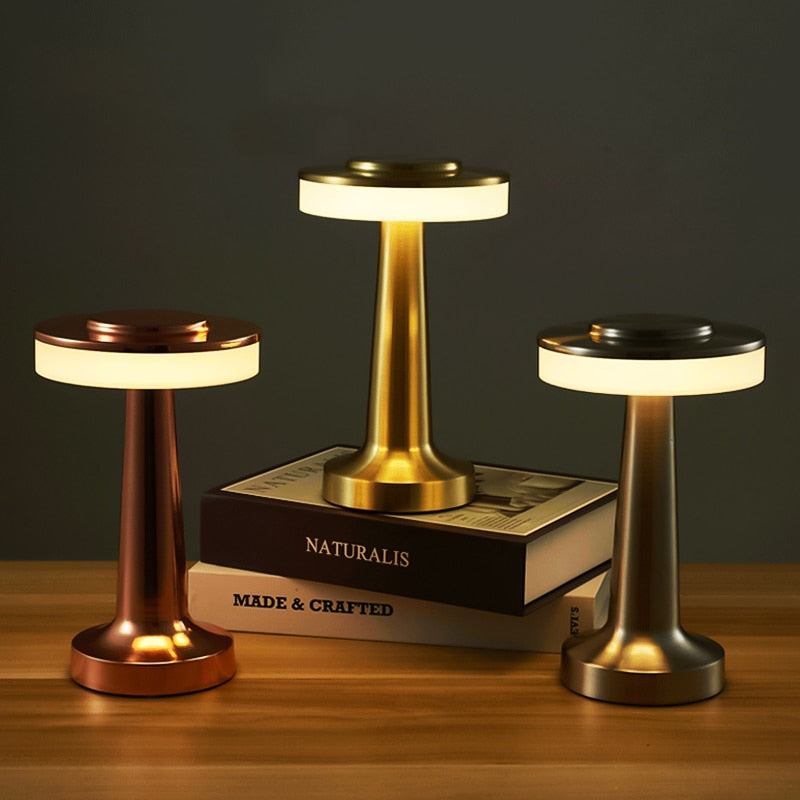 Touch Led Charging Table Lamp - Orchid Unique