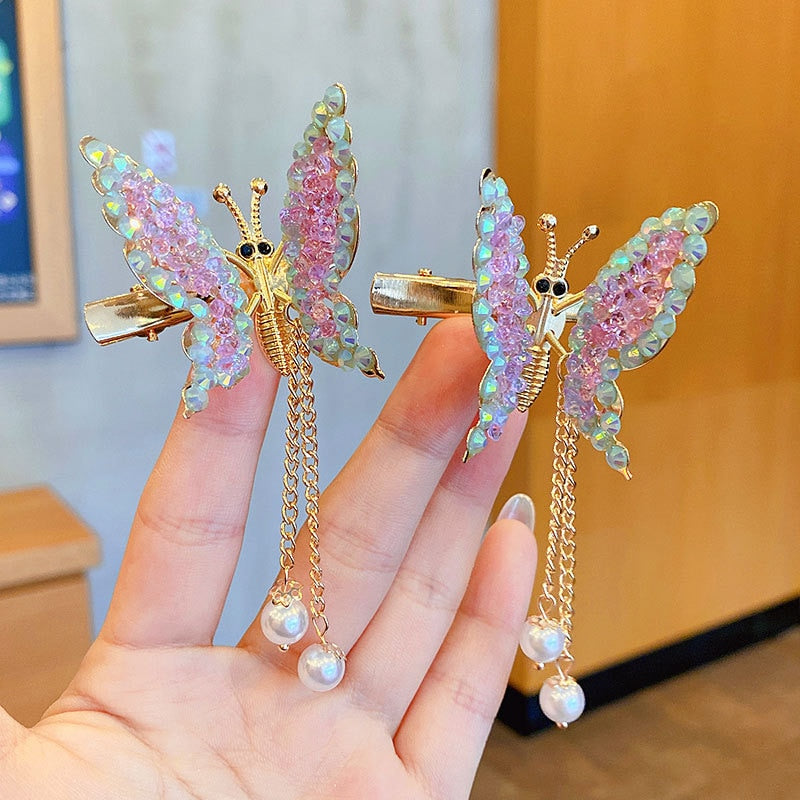 New Cute Moving Butterfly Hairpin - Orchid Unique