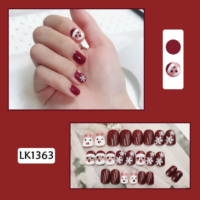 Cute Wearable Press On Nail Art - Orchid Unique