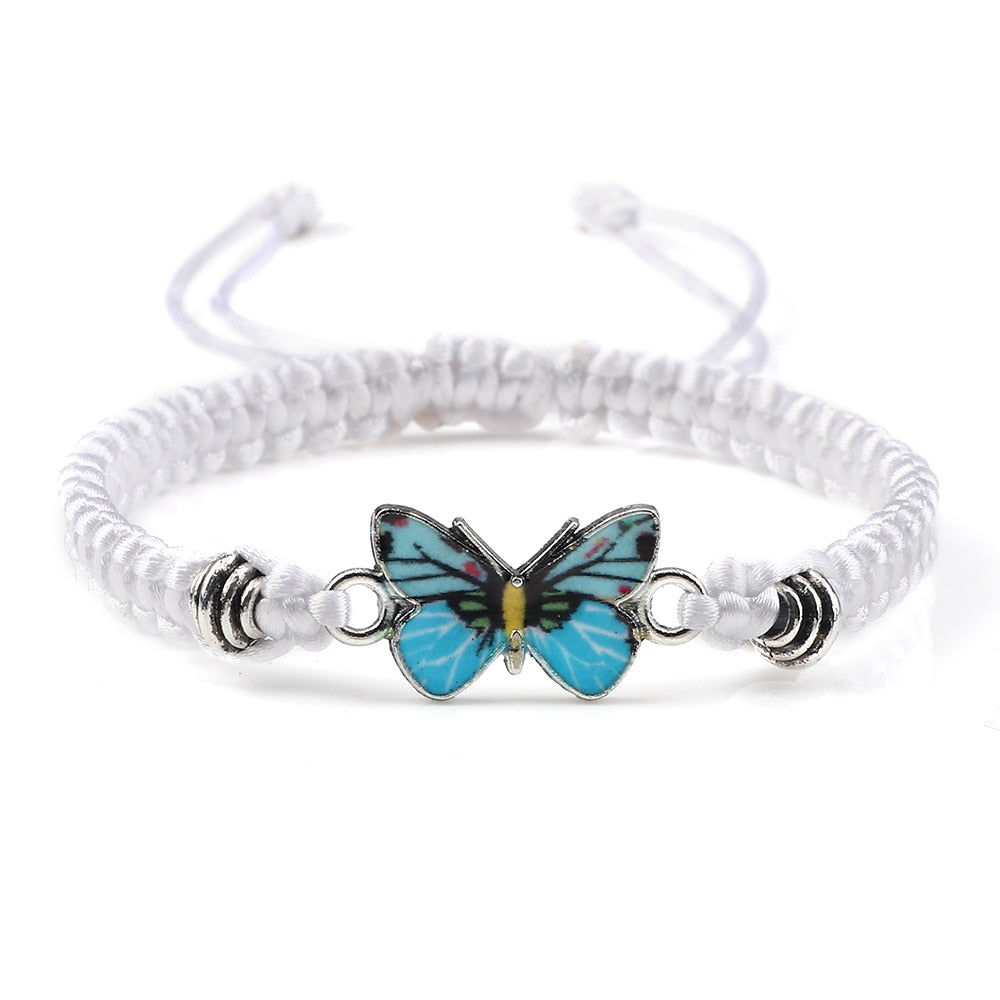 Handmade Braided String Bracelet - Orchid Unique
