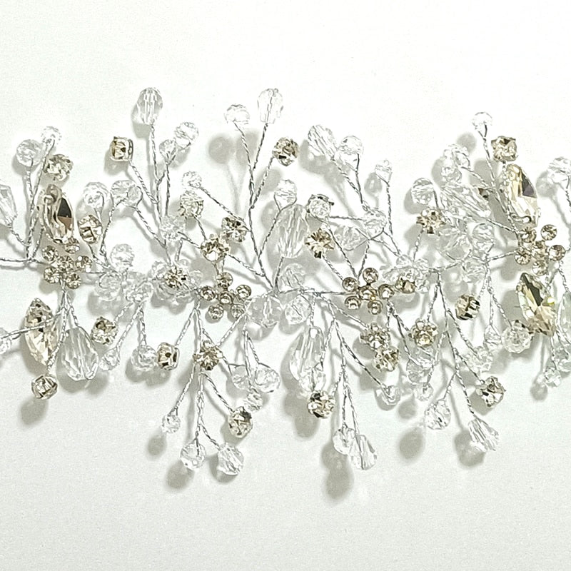 Pearl Crystal Wedding Hair Combs - Orchid Unique