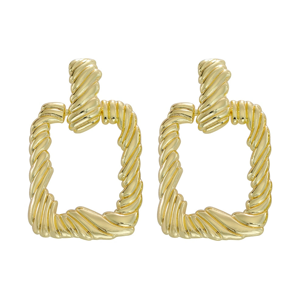 Trendy Attractive Big Earrings - Orchid Unique