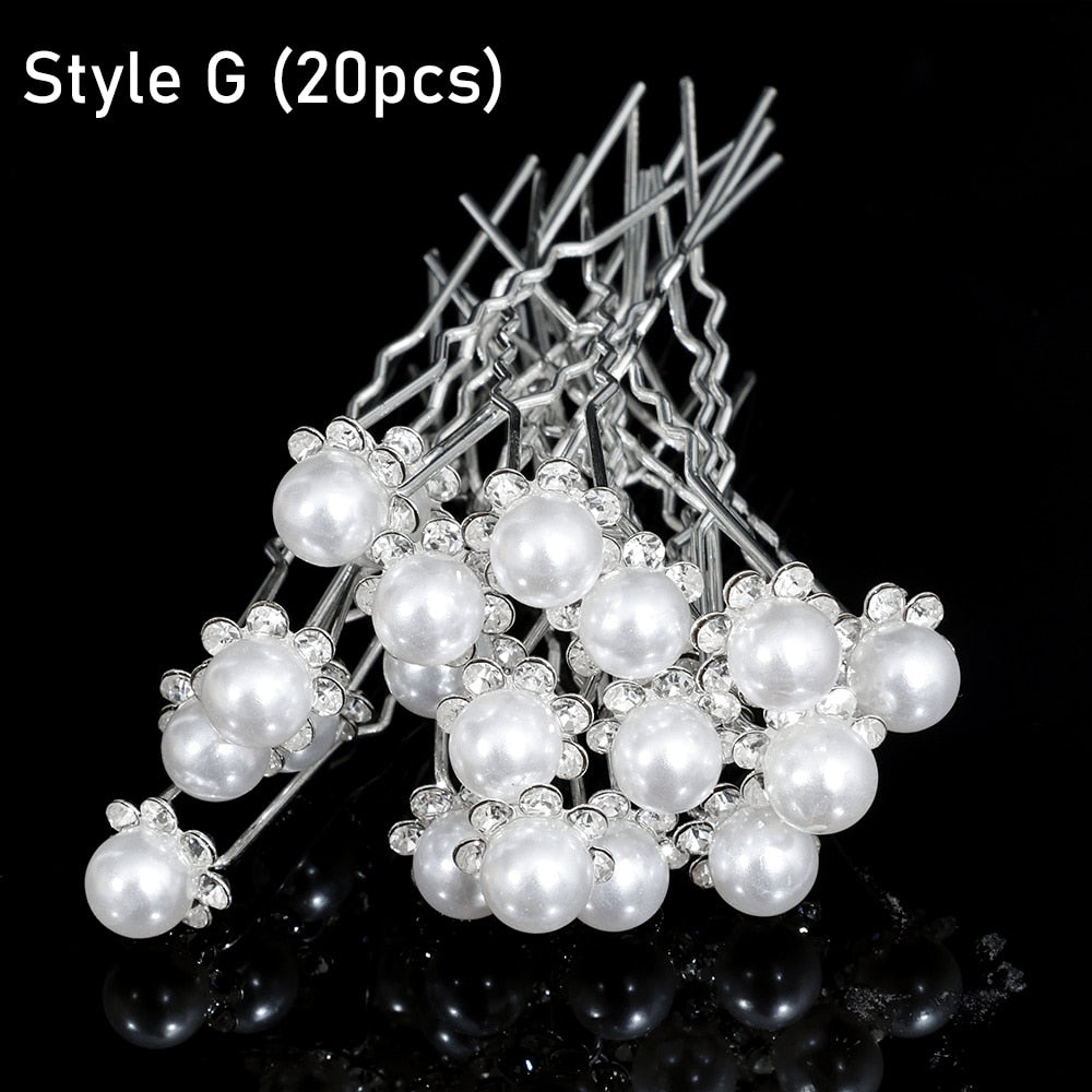 Elegant Crystal Wedding Hair Combs - Orchid Unique