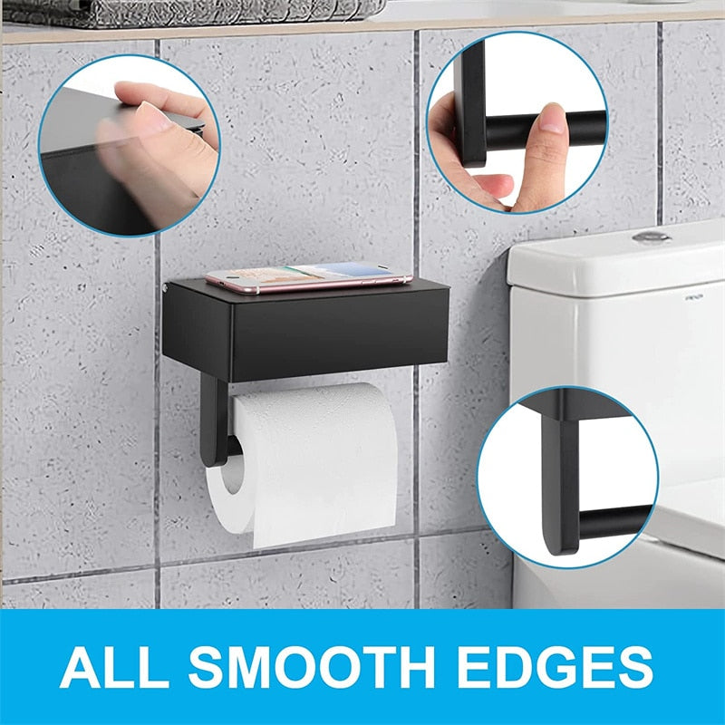 Wall Mount Toilet Paper Holder - Orchid Unique