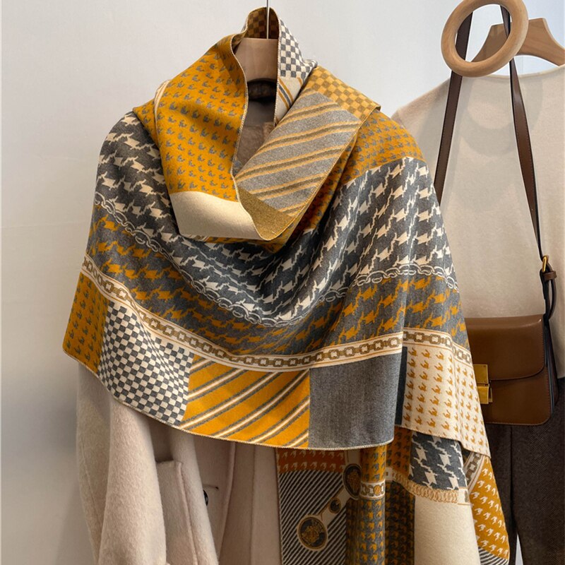 2023 Cashmere Winter Scarf for Women Luxury - Orchid Unique
