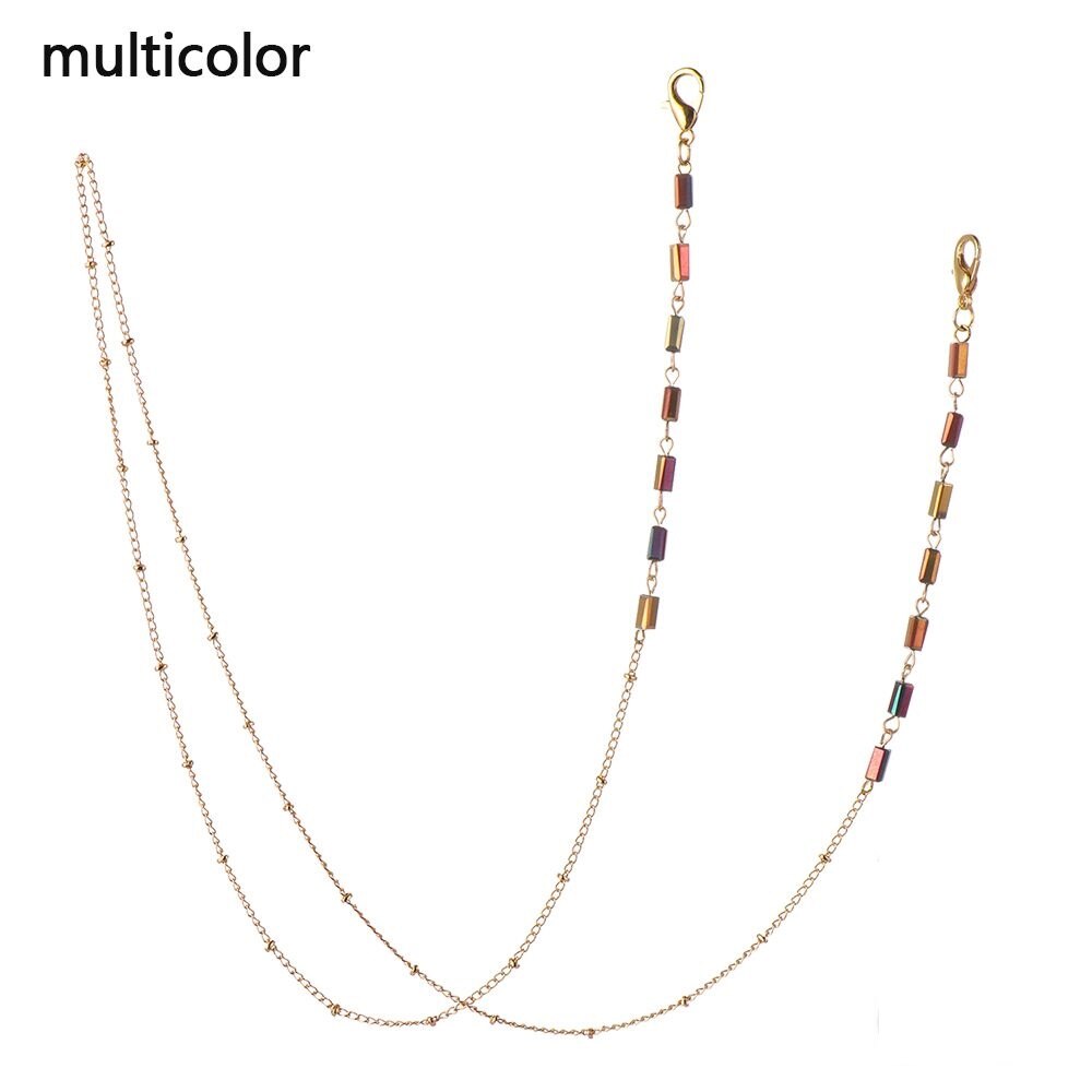Crystal Beaded Glasses Chains - Orchid Unique