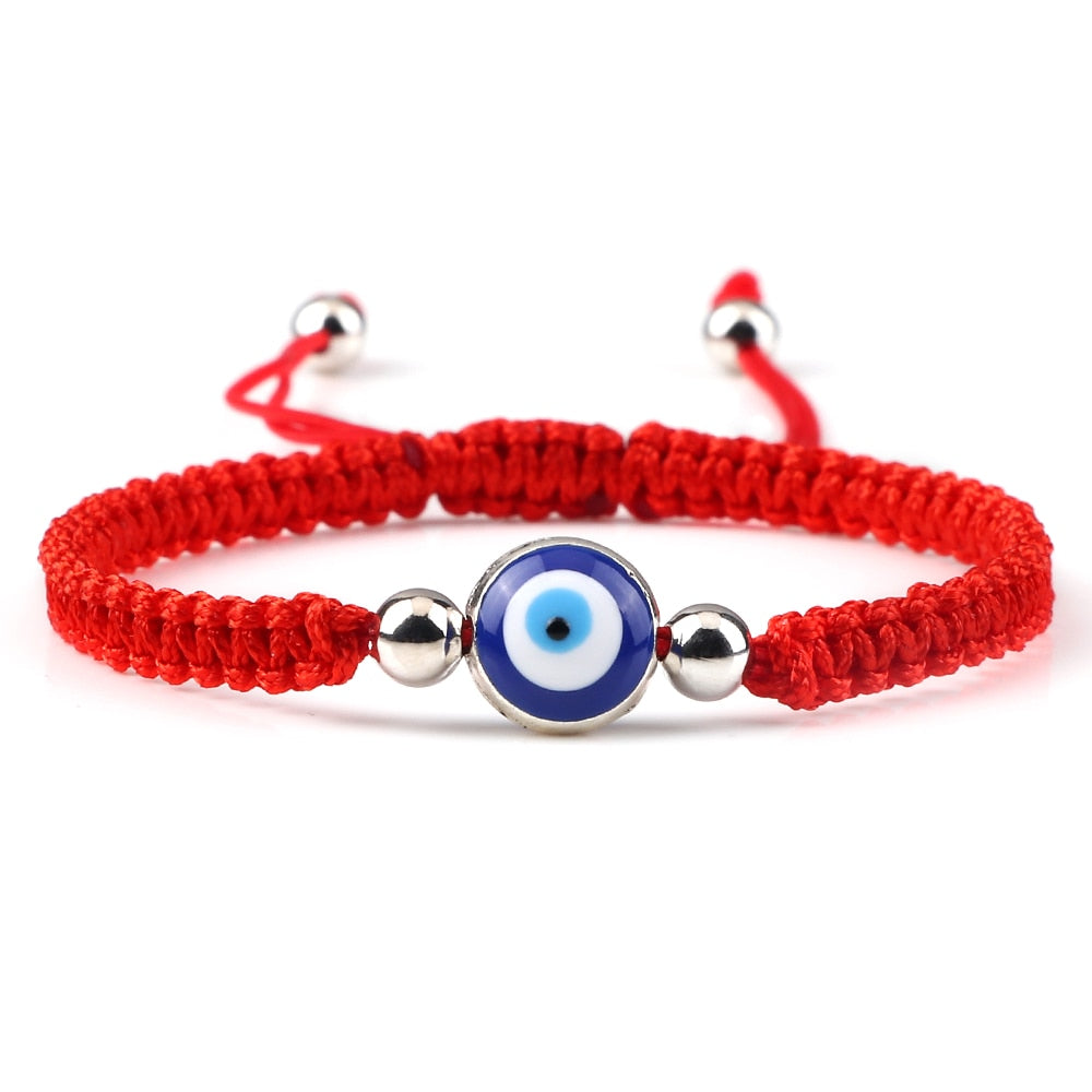 Evil Eye Braided Bracelet - Orchid Unique