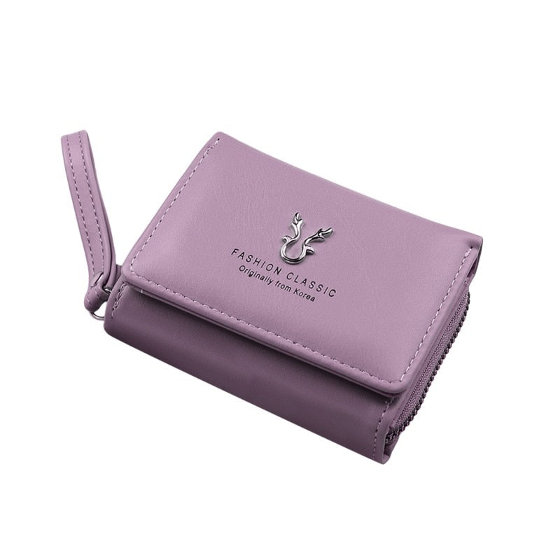 Genuine Leather Wallet - Orchid Unique