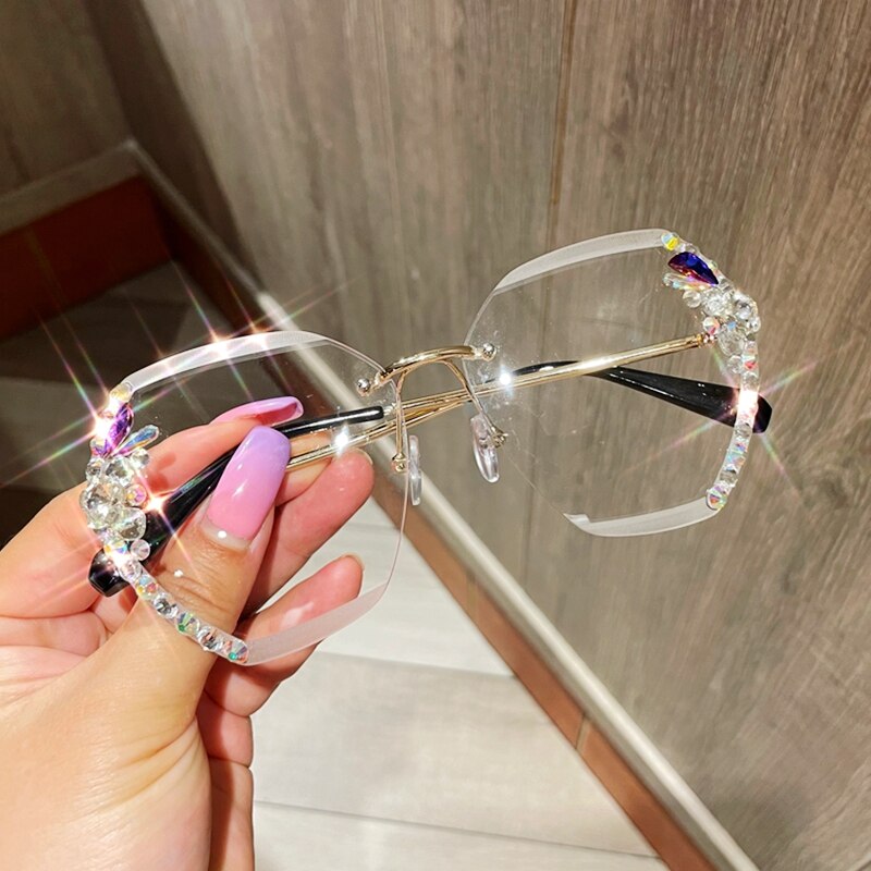 Retro Cutting Lens Gradient Sunglasses - Orchid Unique