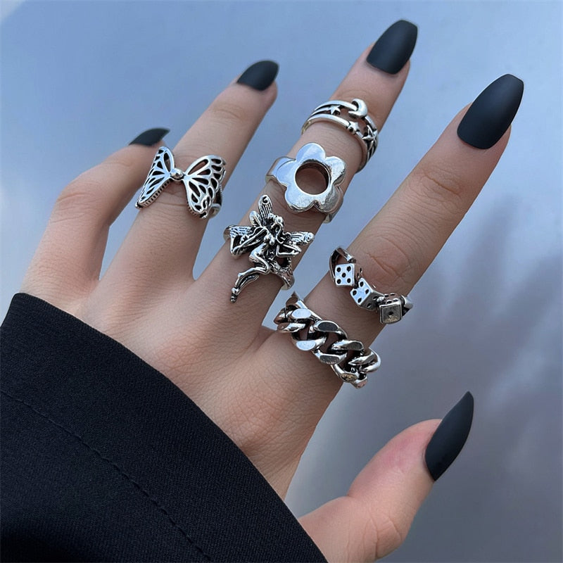 boho Hiphop Vintage Silver - Orchid Unique