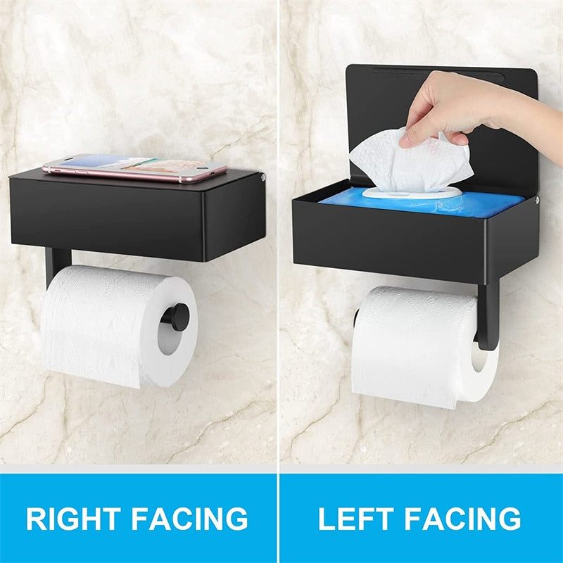Wall Mount Toilet Paper Holder - Orchid Unique