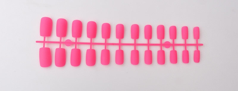 Matte False Nails Glue Square Head - Orchid Unique