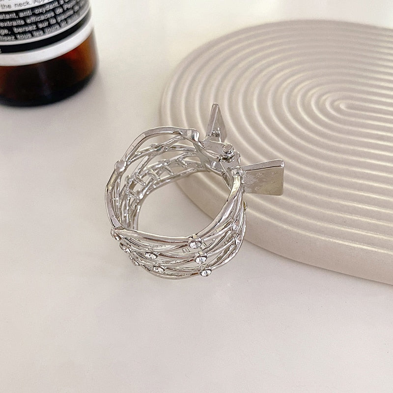 Hairpin Claw Clip - Orchid Unique
