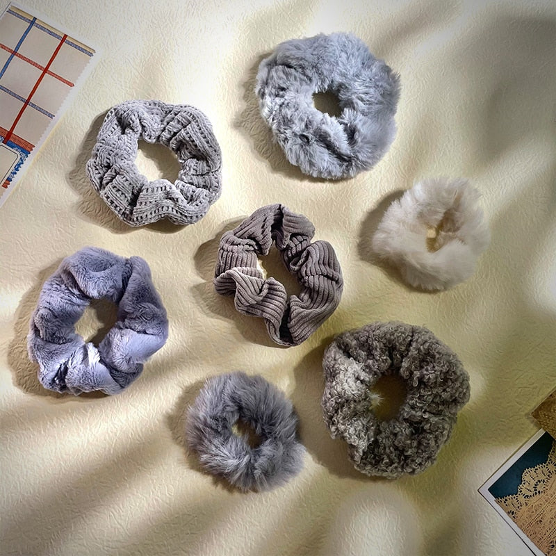 Hair Scrunchies - Orchid Unique