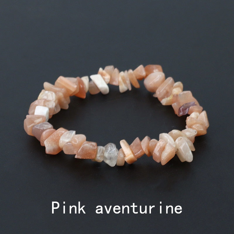 Irregular Energy Stone Bracelet - Orchid Unique