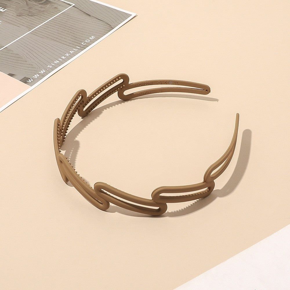 Wavy Hair Band - Orchid Unique