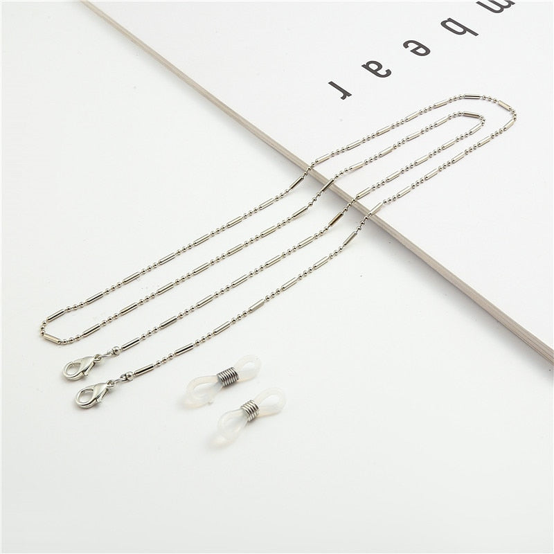 Pearl Beaded Trendy Eyeglasses Chains - Orchid Unique