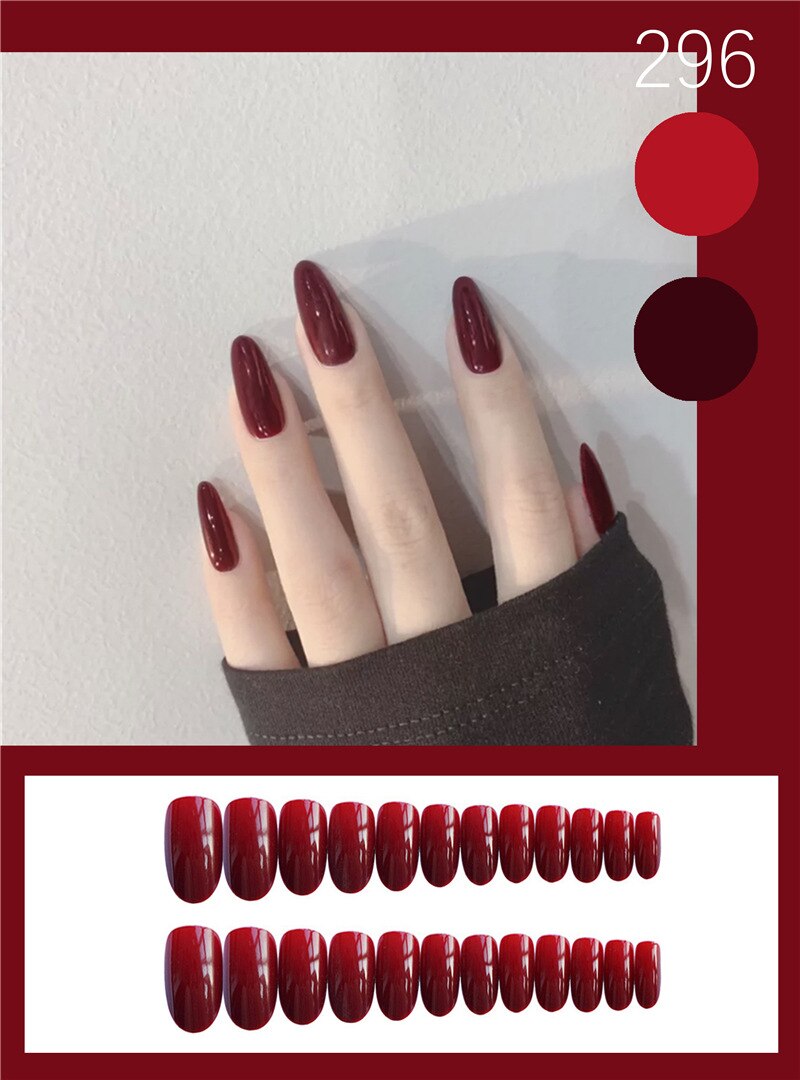 Ballerina Fake Nails Press On - Orchid Unique