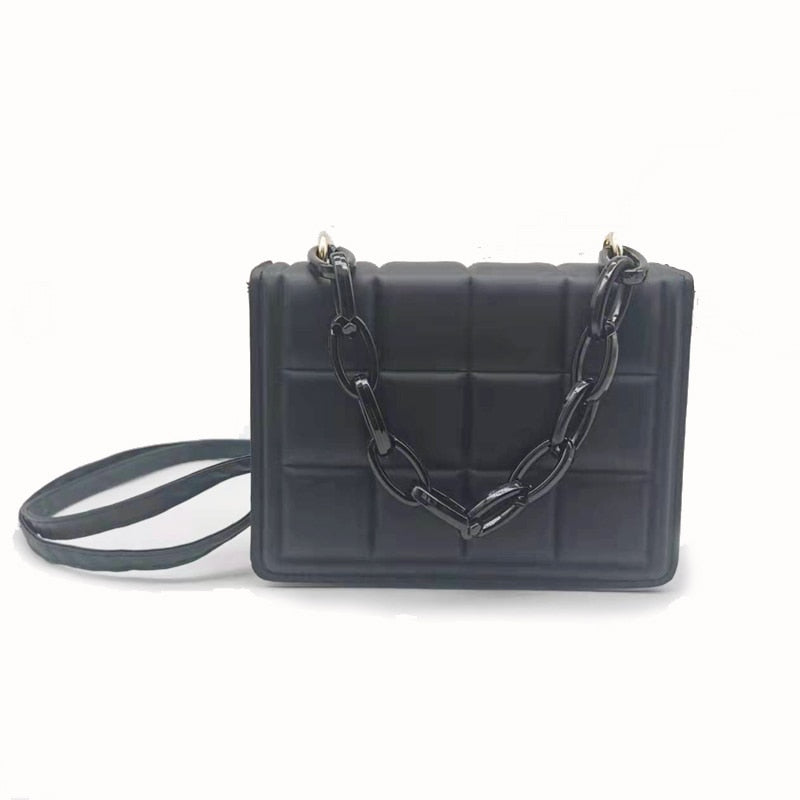 Honeycherry Geo Embossed Flap Mini purse - Orchid Unique