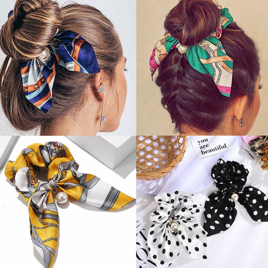 Chiffon Bowknot Headbands - Orchid Unique