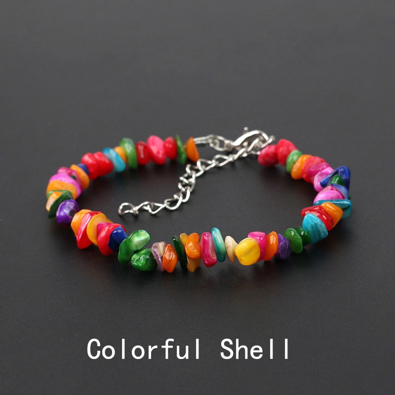 Irregular Energy Stone Bracelet - Orchid Unique
