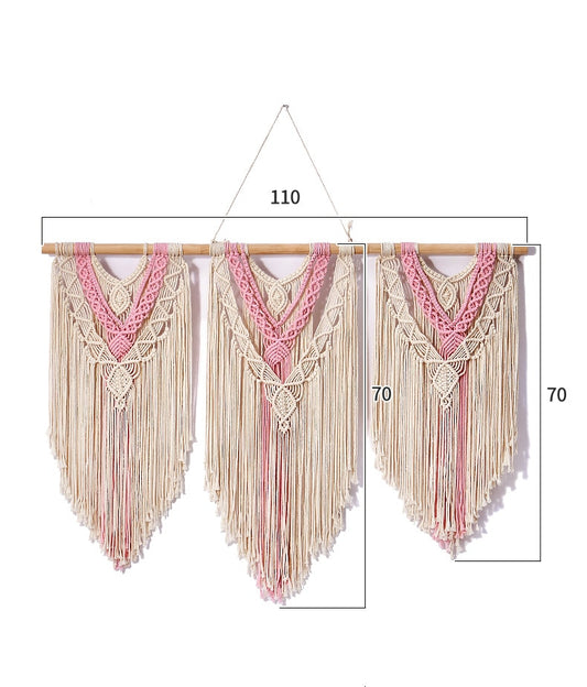 Large Macrame Wall Hanging Tapestry - Orchid Unique