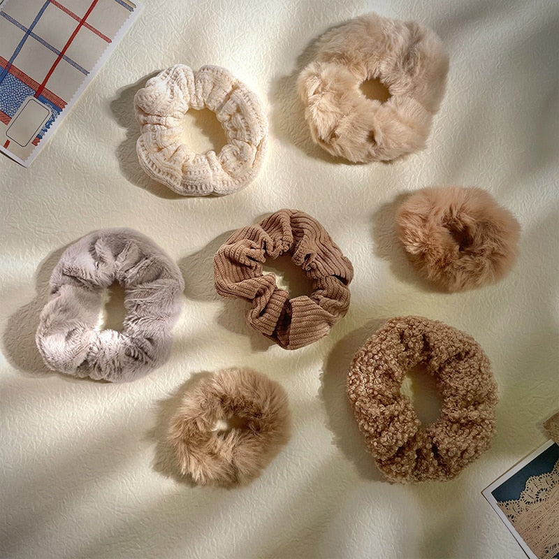 Hair Scrunchies - Orchid Unique