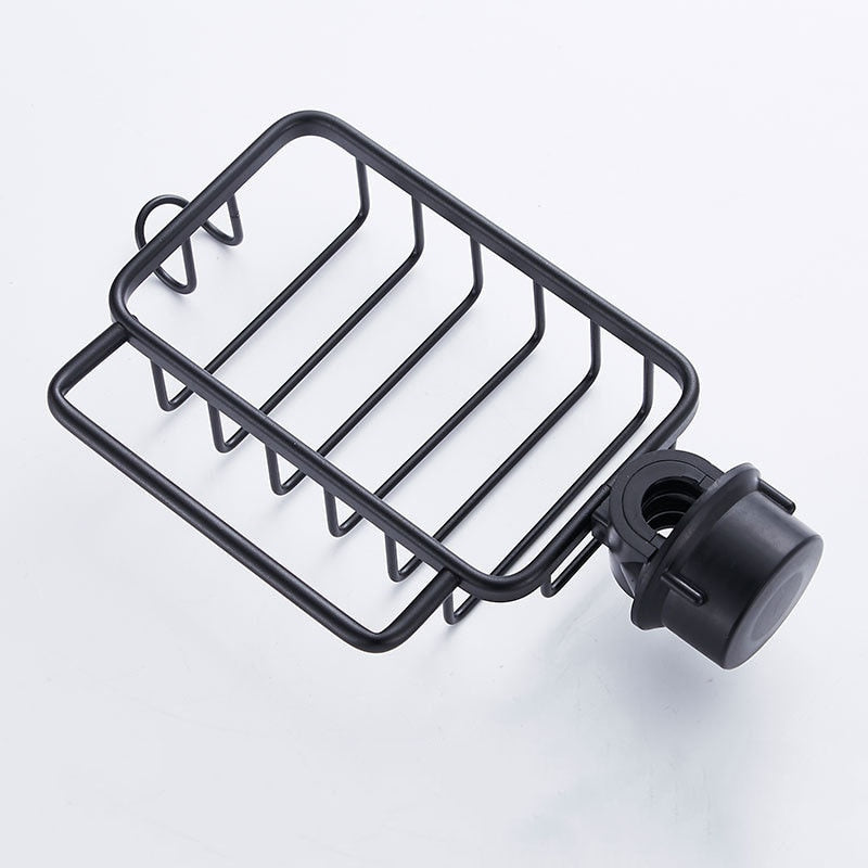 Aluminum Sink Drain Rack & Sponge Storage - Orchid Unique