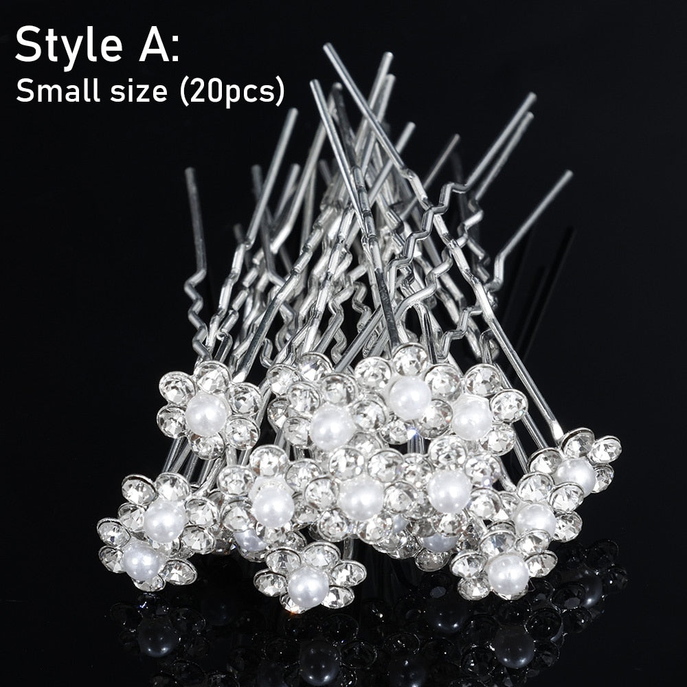 Elegant Crystal Wedding Hair Combs - Orchid Unique