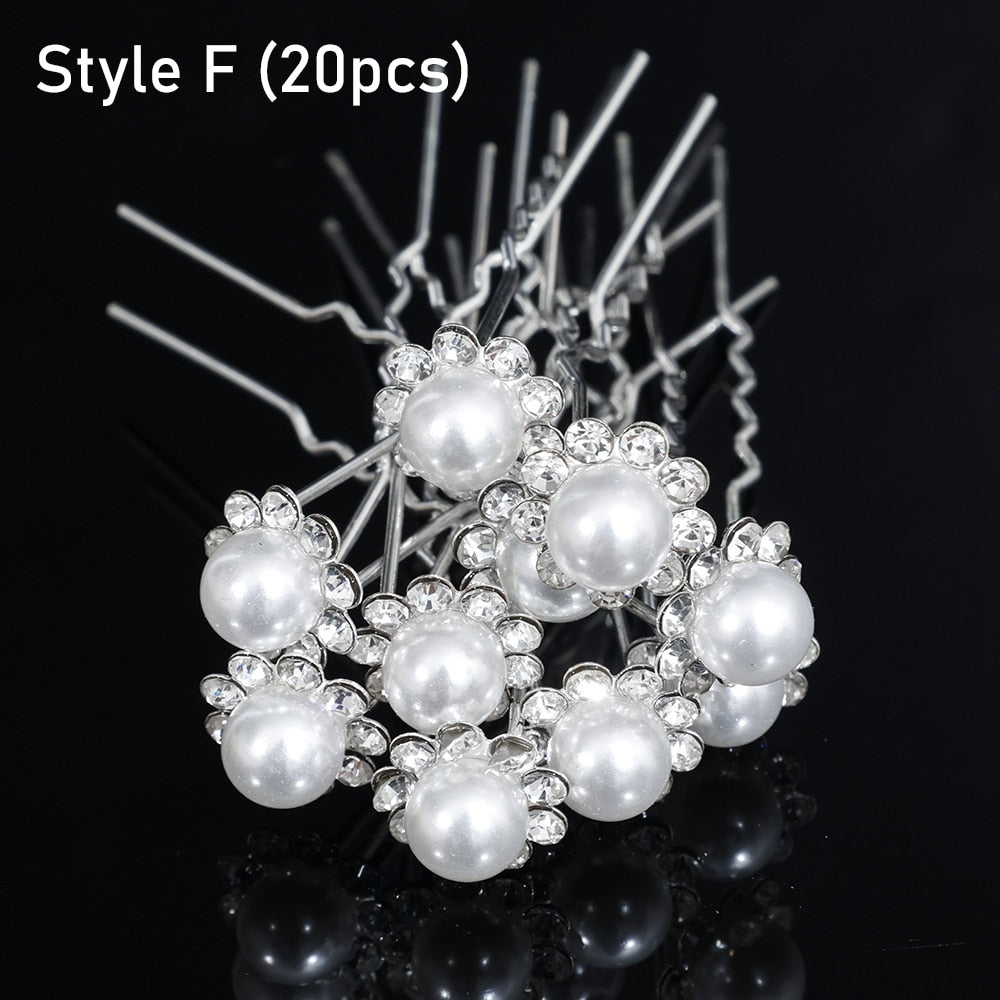 Elegant Crystal Wedding Hair Combs - Orchid Unique