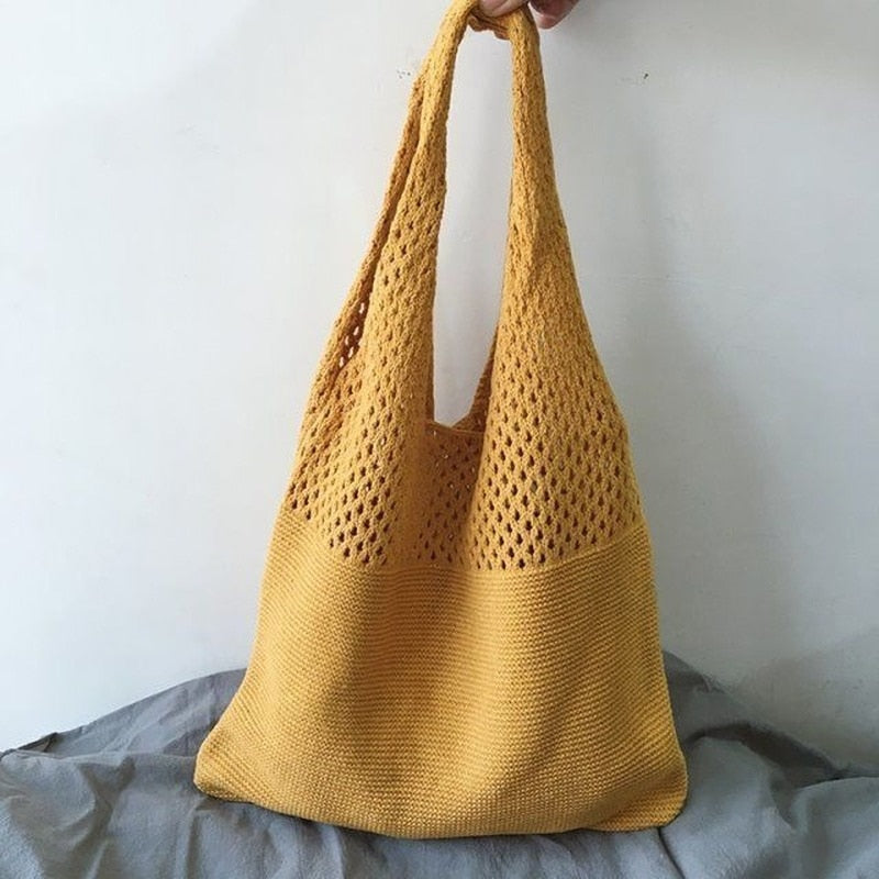 Casual Lightweight Shoulder Tote Bag - Orchid Unique