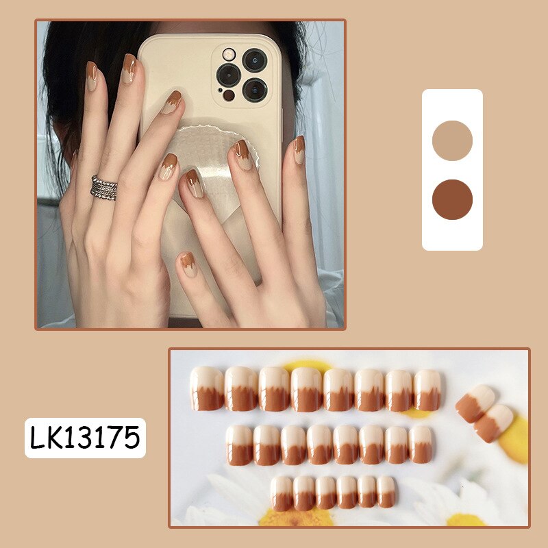 Cute Wearable Press On Nail Art - Orchid Unique