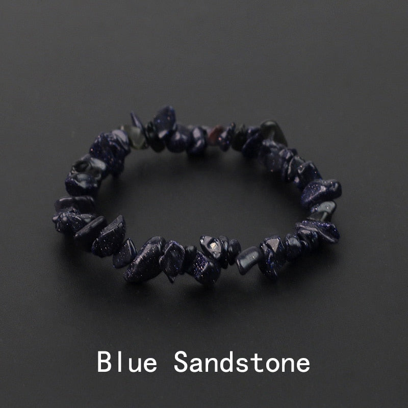 Irregular Energy Stone Bracelet - Orchid Unique