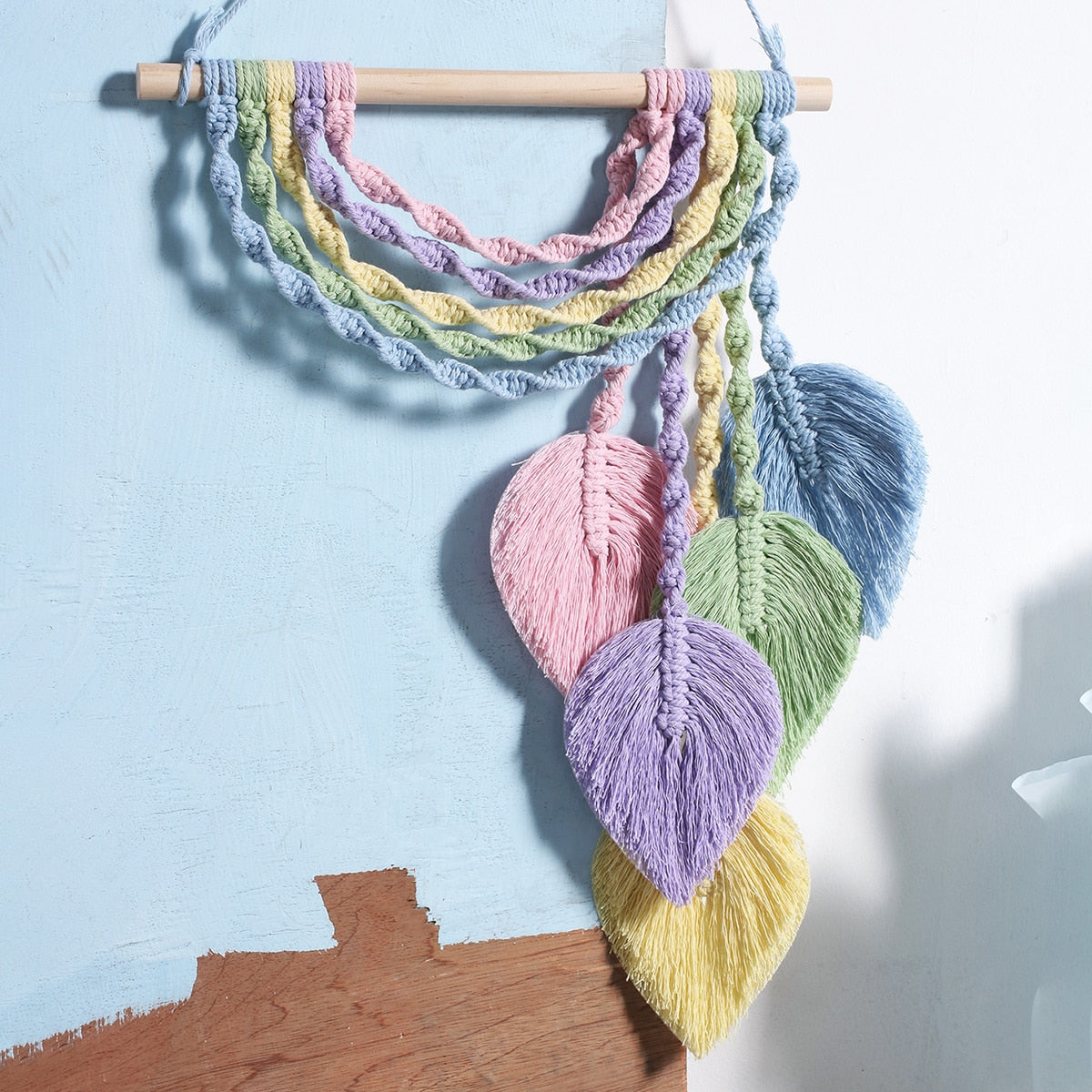 Leaf Macrame Wall Hanging - Orchid Unique