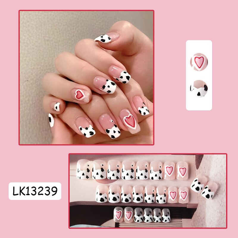 Cute Wearable Press On Nail Art - Orchid Unique
