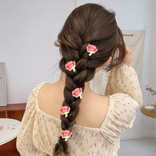 Transparent Butterfly Pink Hairpin - Orchid Unique