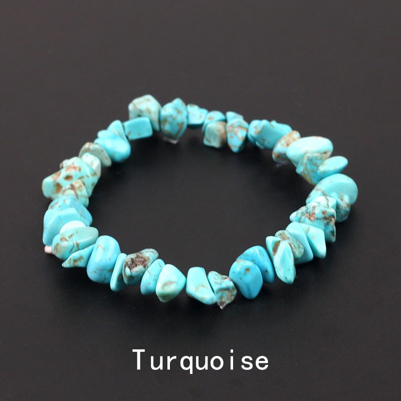 Irregular Energy Stone Bracelet - Orchid Unique