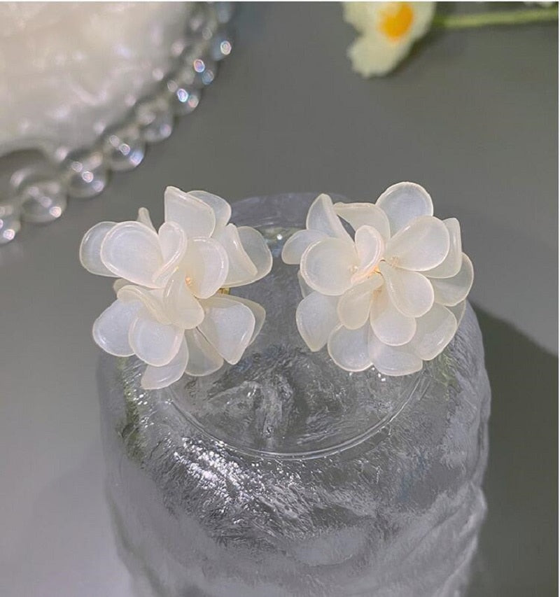 Multicolored Long Drop Earrings - Orchid Unique