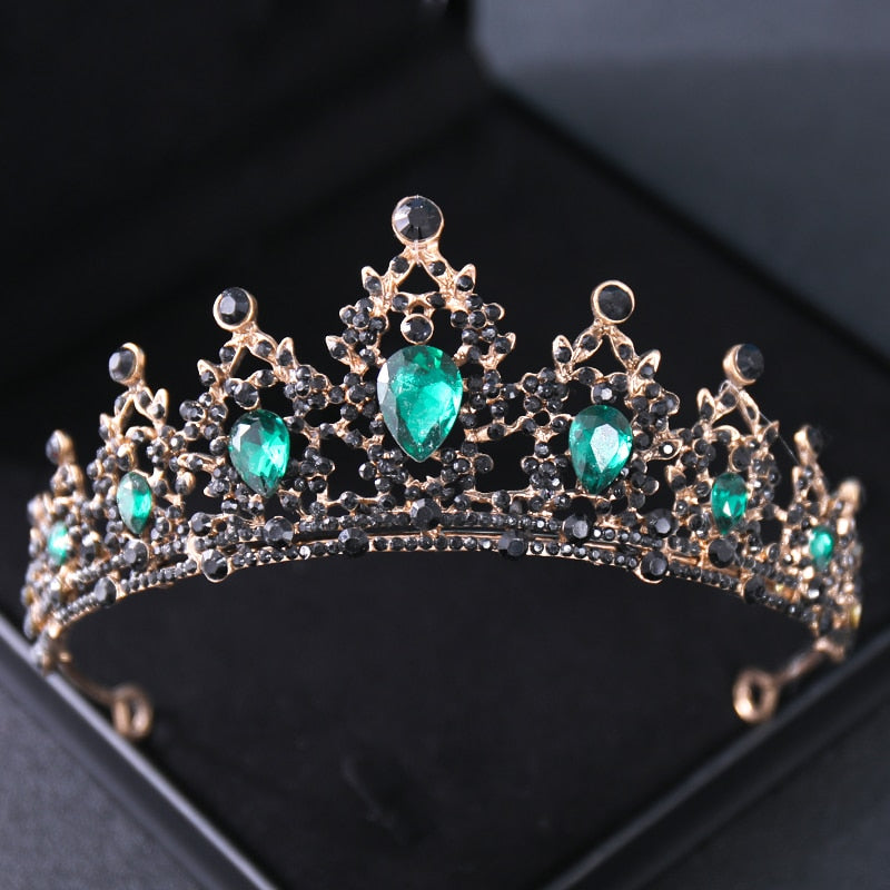 Hair Tiara Crystal Bridal Tiara Crown - Orchid Unique