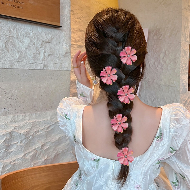 Transparent Butterfly Pink Hairpin - Orchid Unique