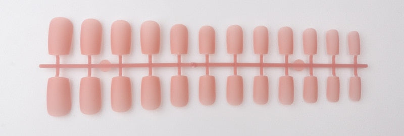 Matte False Nails Glue Square Head - Orchid Unique