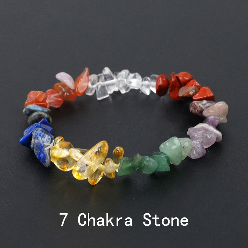 Irregular Energy Stone Bracelet - Orchid Unique