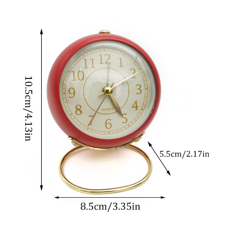 Vintage Desk Clock - Orchid Unique