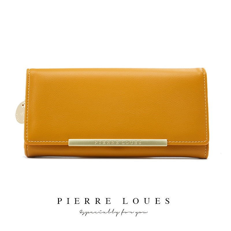 Leather Luxury Wallet - Orchid Unique