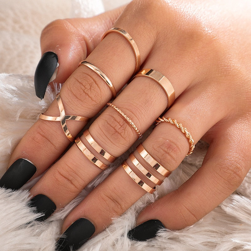 Bohemia Style Rings - Orchid Unique